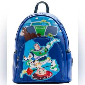 LOUNGEFLY PIXAR MOMENTS TOY STORY JESSIE & BUZZ MINI BACKPACK